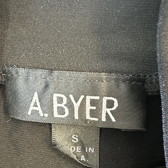 Y2K small Babydoll tank A. Byer Black cami tunic top Fairycore whimsigoth - Picture 3 of 8